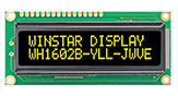 VA LCD 垂直配向液晶 16x2行-黄緑色