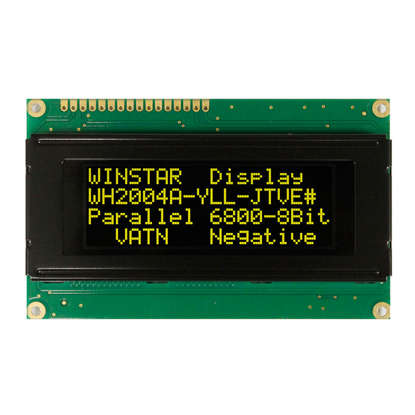 20x4 绿光VATN液晶显示 - WH2004A-VATN