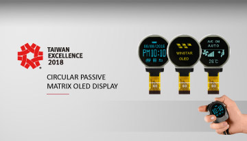 【2018 Taiwan Excellence Award】- Winstar Circular OLED WEO128128B