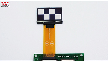 OLED - WEO012864L-ZIF video