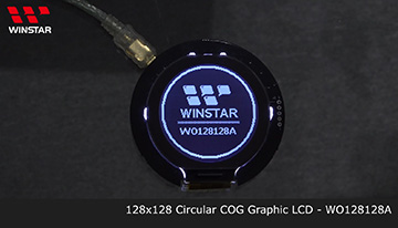 圆形显示器模组 - WO128128A Video