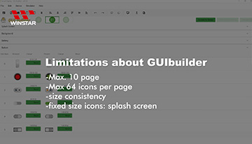 10.GUIビルダーに関する制限事項