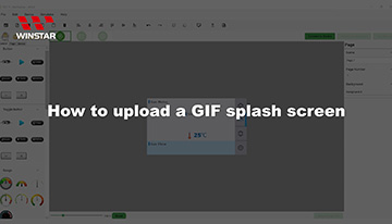 3.Come caricare una schermata iniziale GIF