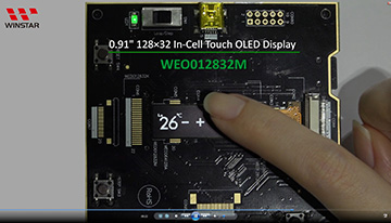 OLED Display - WEO012832M-CTP Video