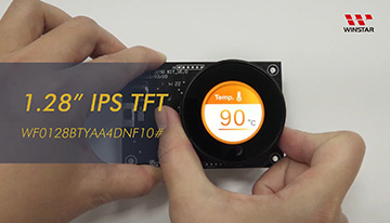 1.28pouces IPS Haute luminosité TFT LCD Display - WF0128BTYAA4DNF10 Video