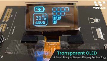 1,51 inç 128x56 şeffaf OLED Ekran - WEO012856A